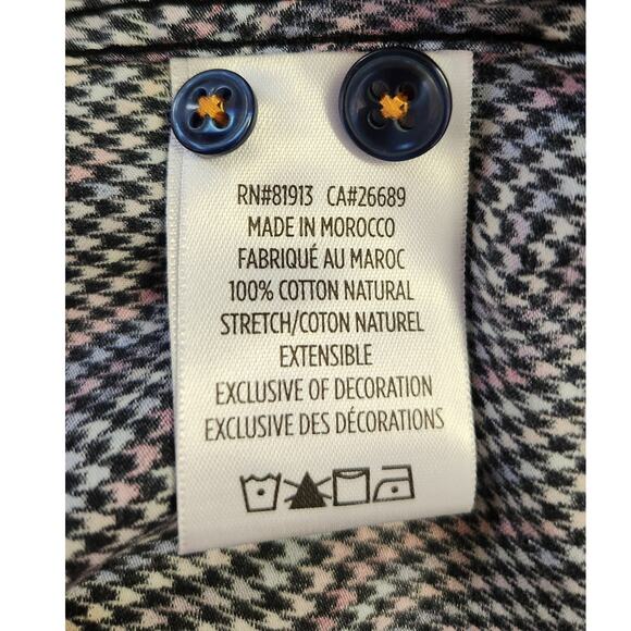 NWOT Robert Graham Tilston Tailored Fit Button Down Purple Wave Shirt Men XL - Picture 10 of 10